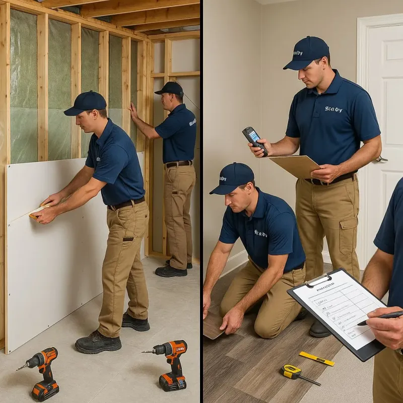 Repairs and Reconstruction process in Little Valley, NY